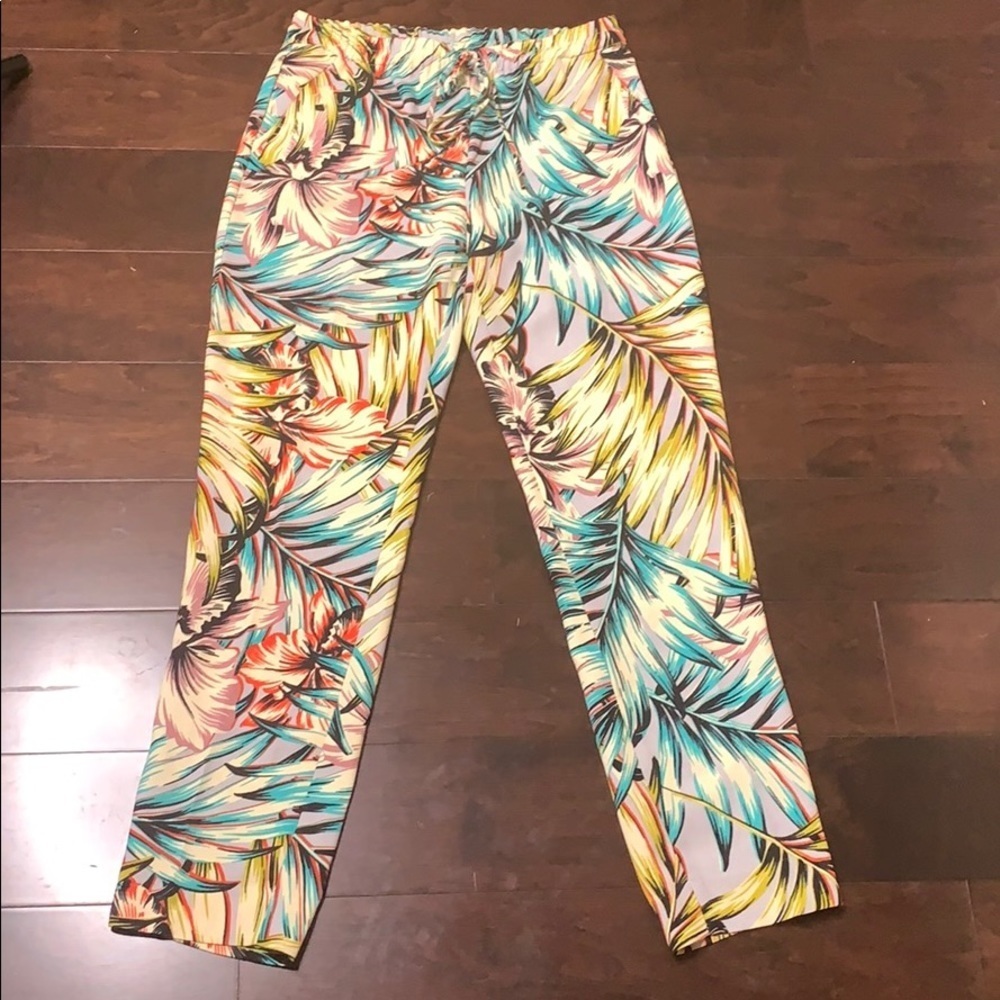 The limited palm tree pants size extra Small